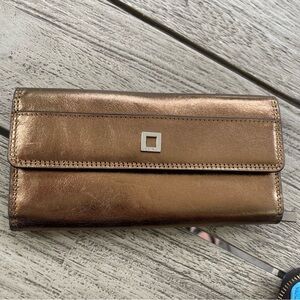 Lodis Bronze Leather RFID Protection Wallet